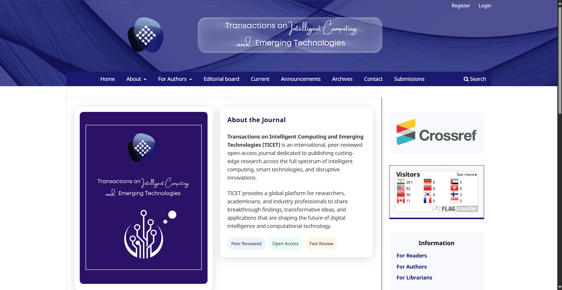 Transactions on Intelligent Computing and Emerging Technologies Cover