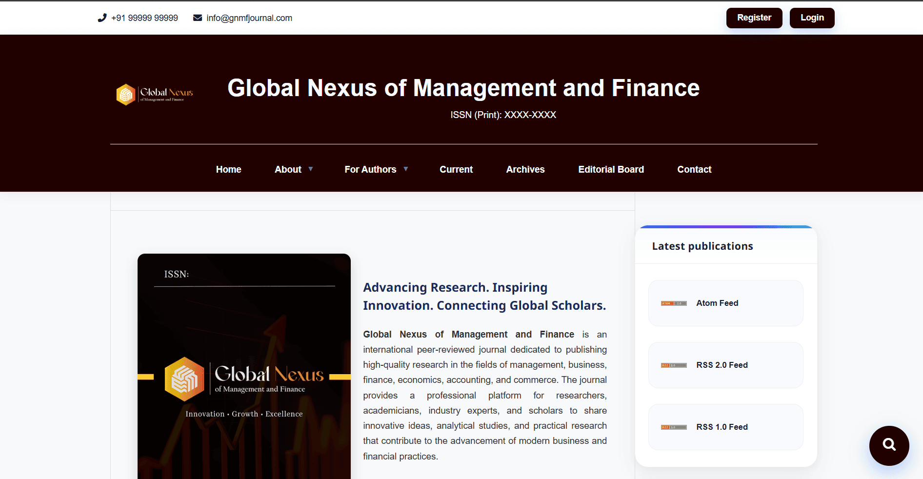 Global Nexus of Management and Finance Cover