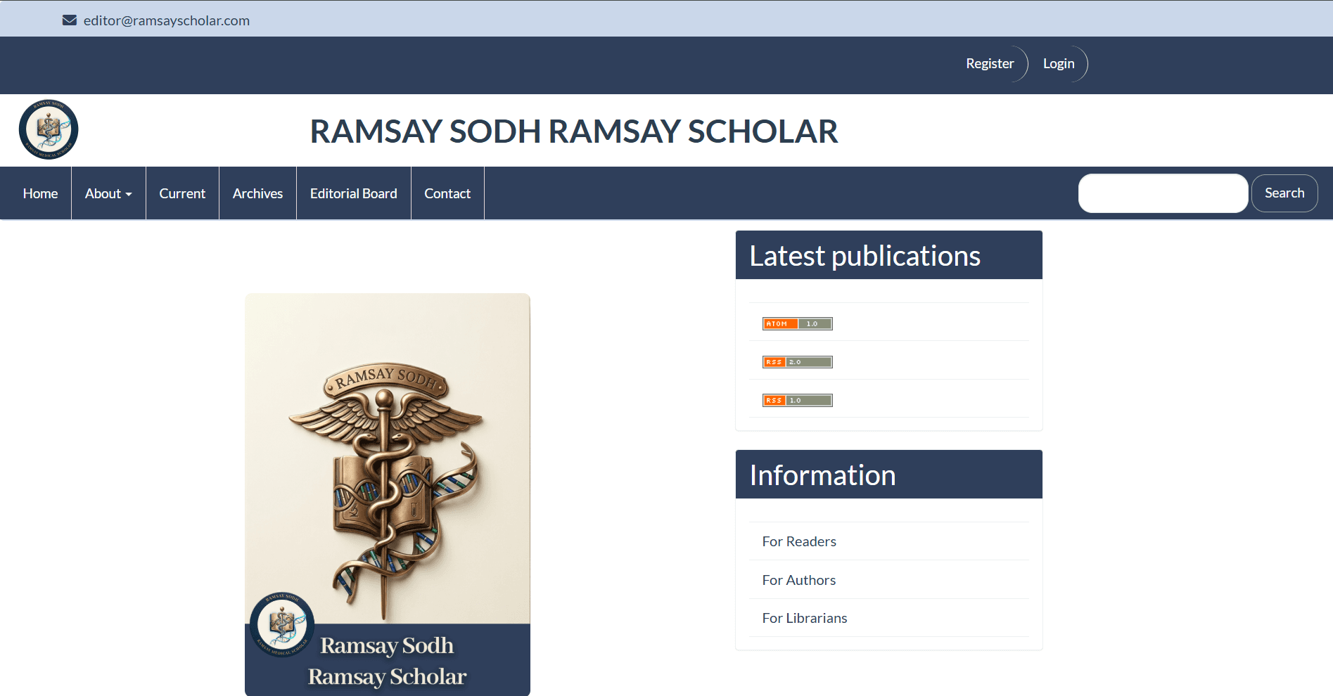 Ramsay Sodh Ramsay Scholar Journal Cover